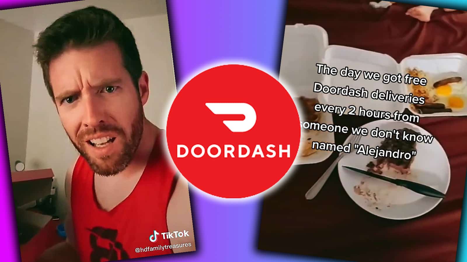 Man goes viral on TikTok for receiving free doordash from mystery customer