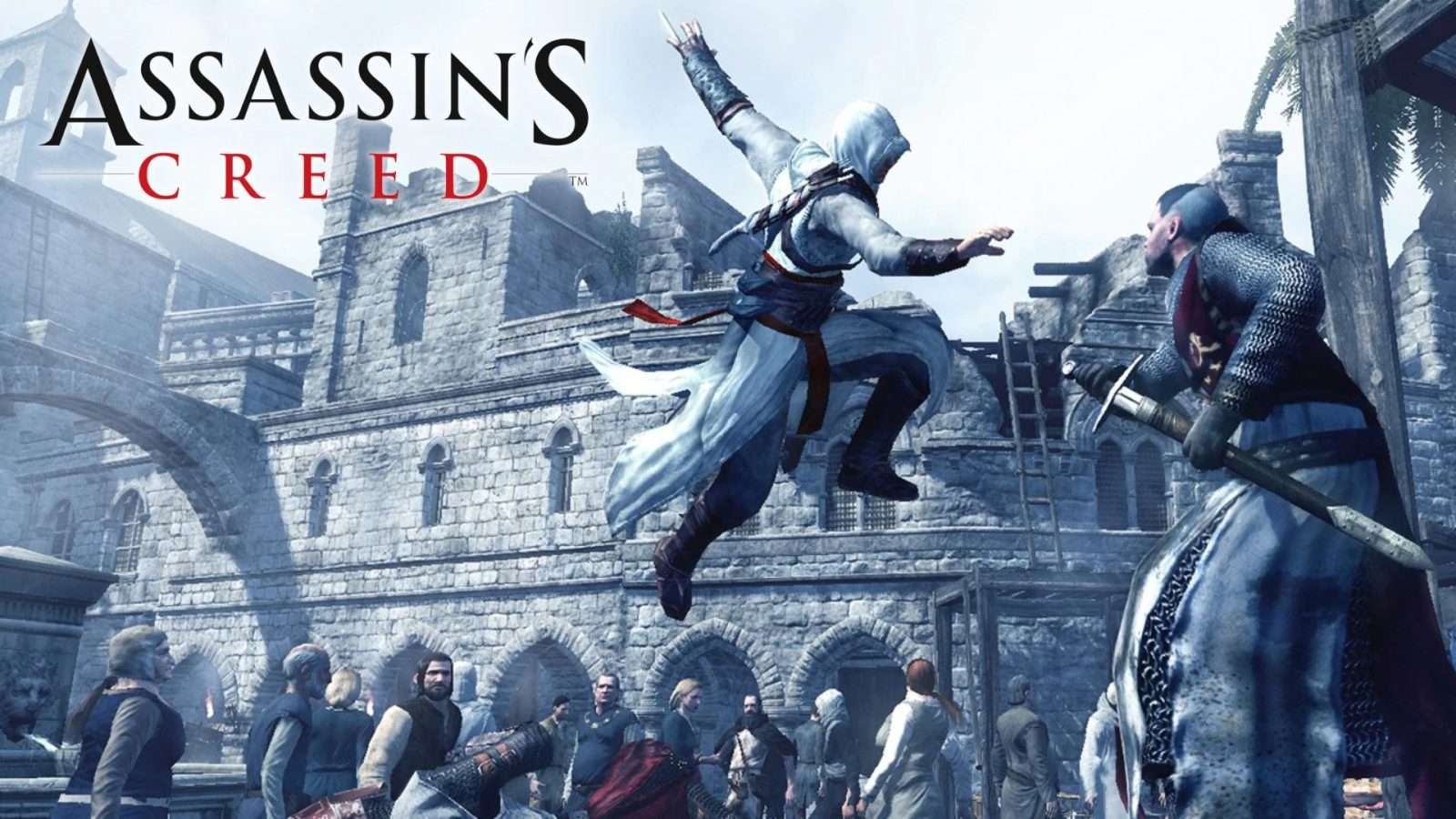 altair jumping onto enemies in assassin's creed 1