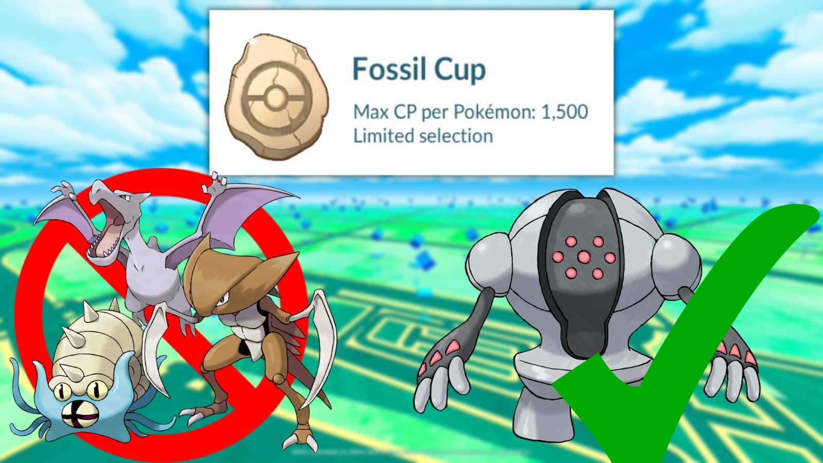 Pokemon go fossil cup registeel header image
