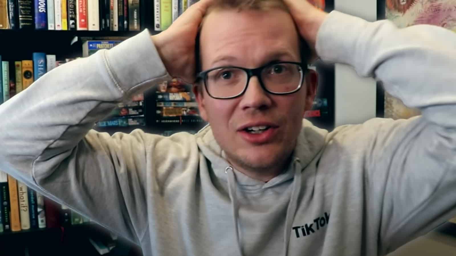 Hank Green frustrated