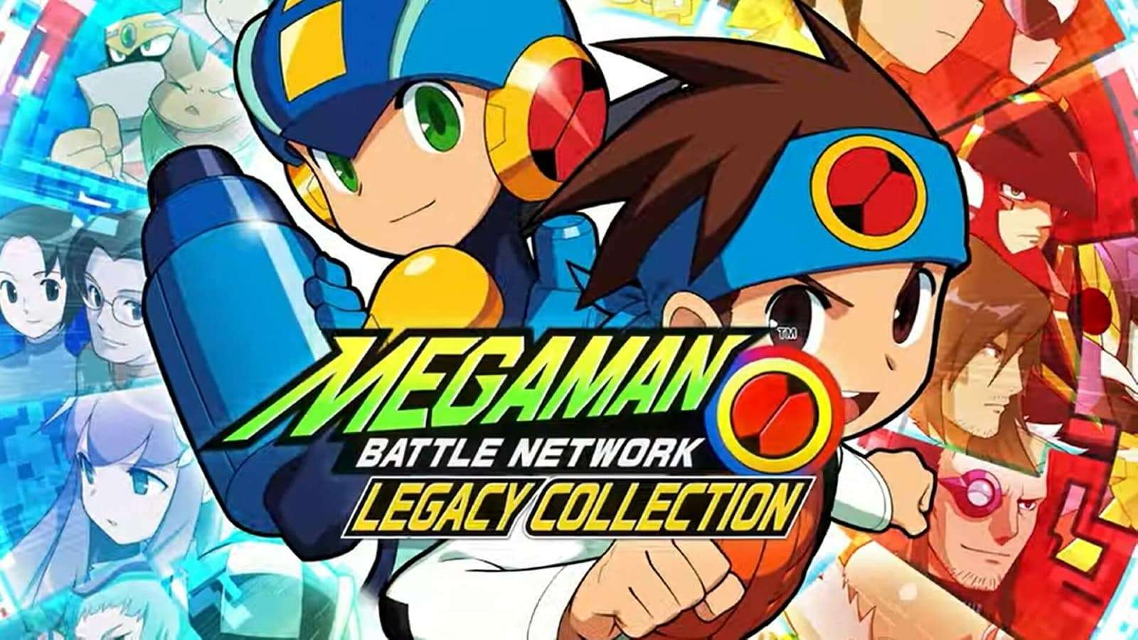 An image of the Mega Man Legacy Battle Collection official artwork