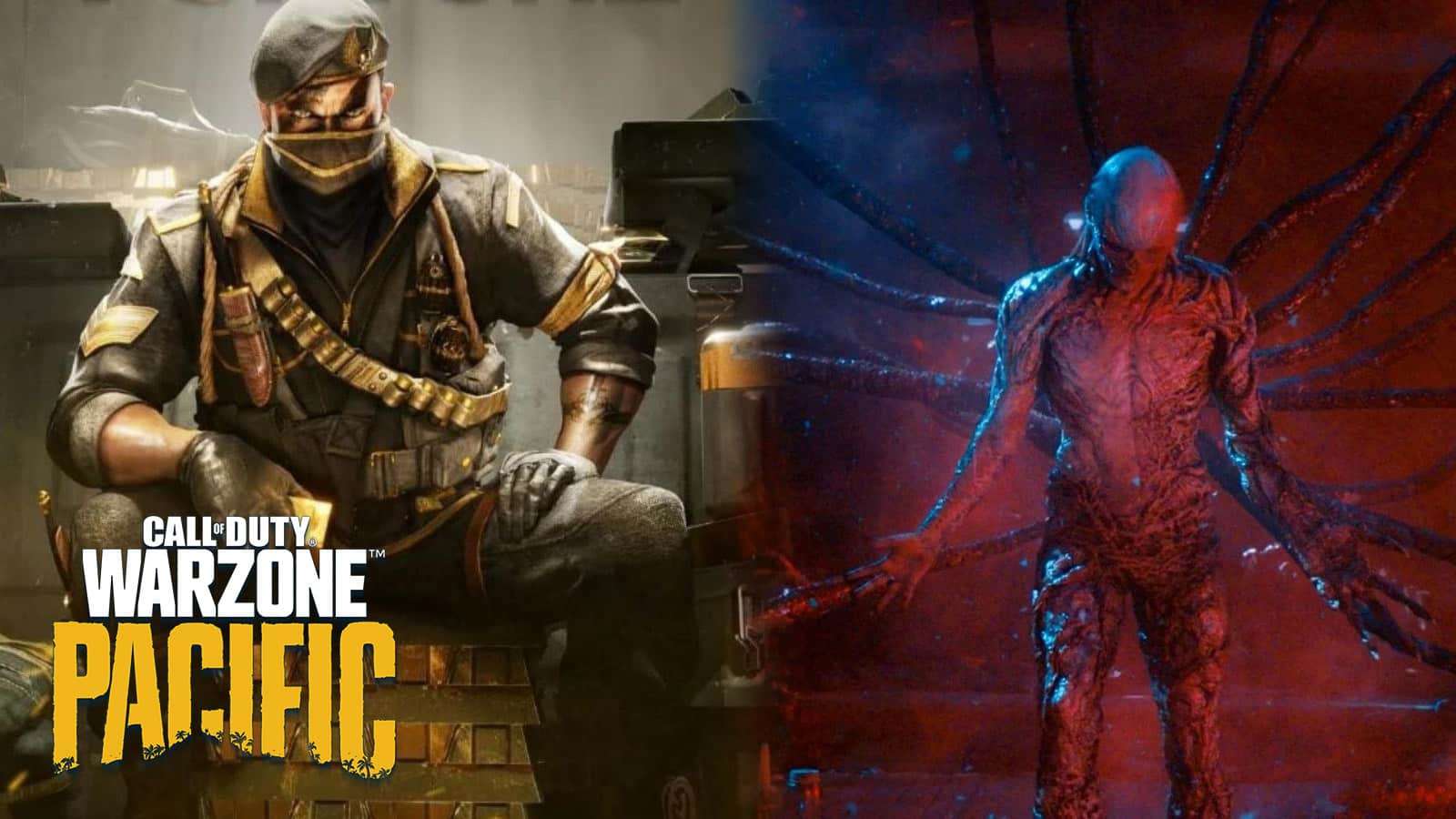 Warzone Season 4 poster with Stranger Things' Vecna