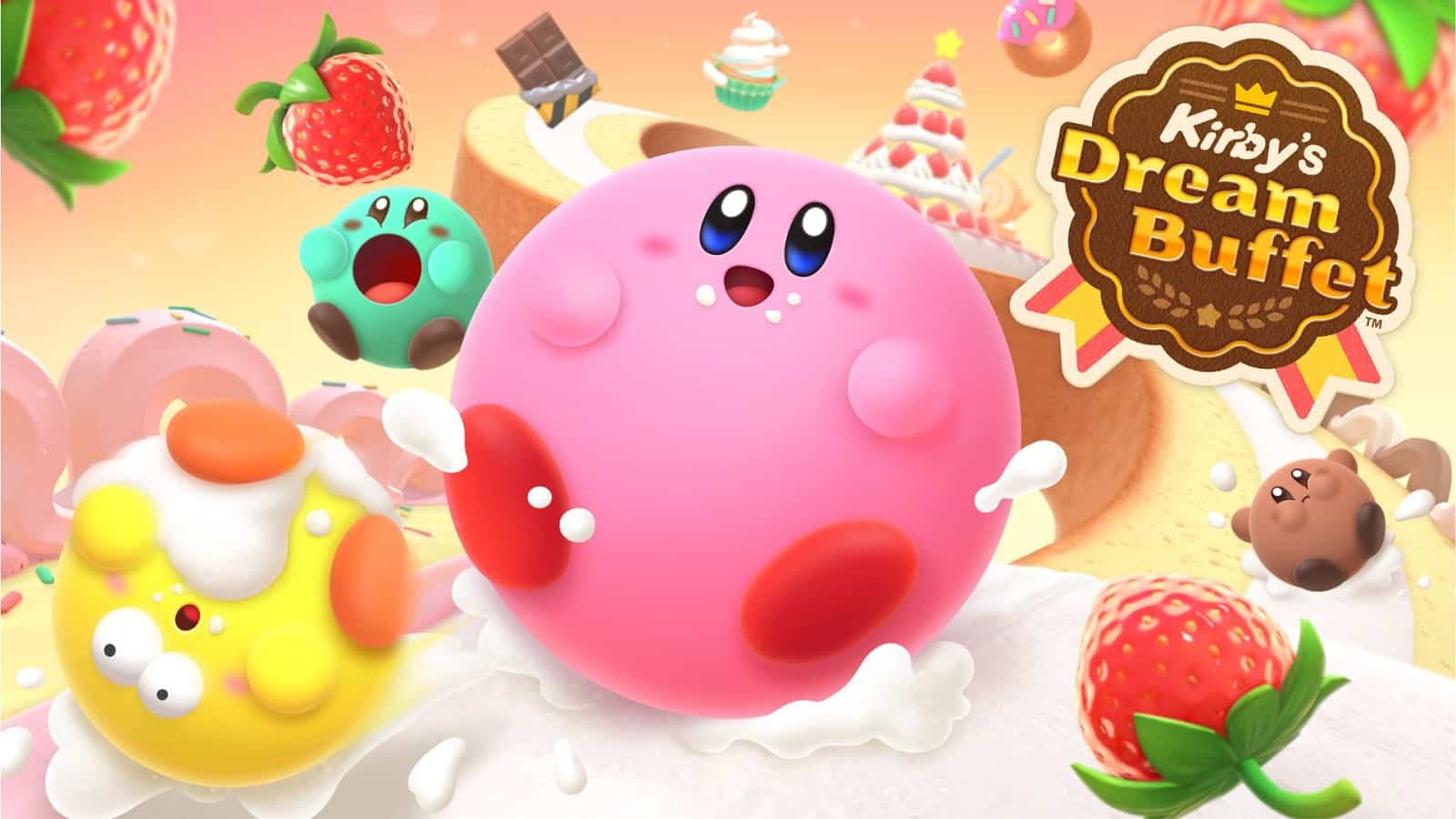 Kirby's Dream Buffet official artwork