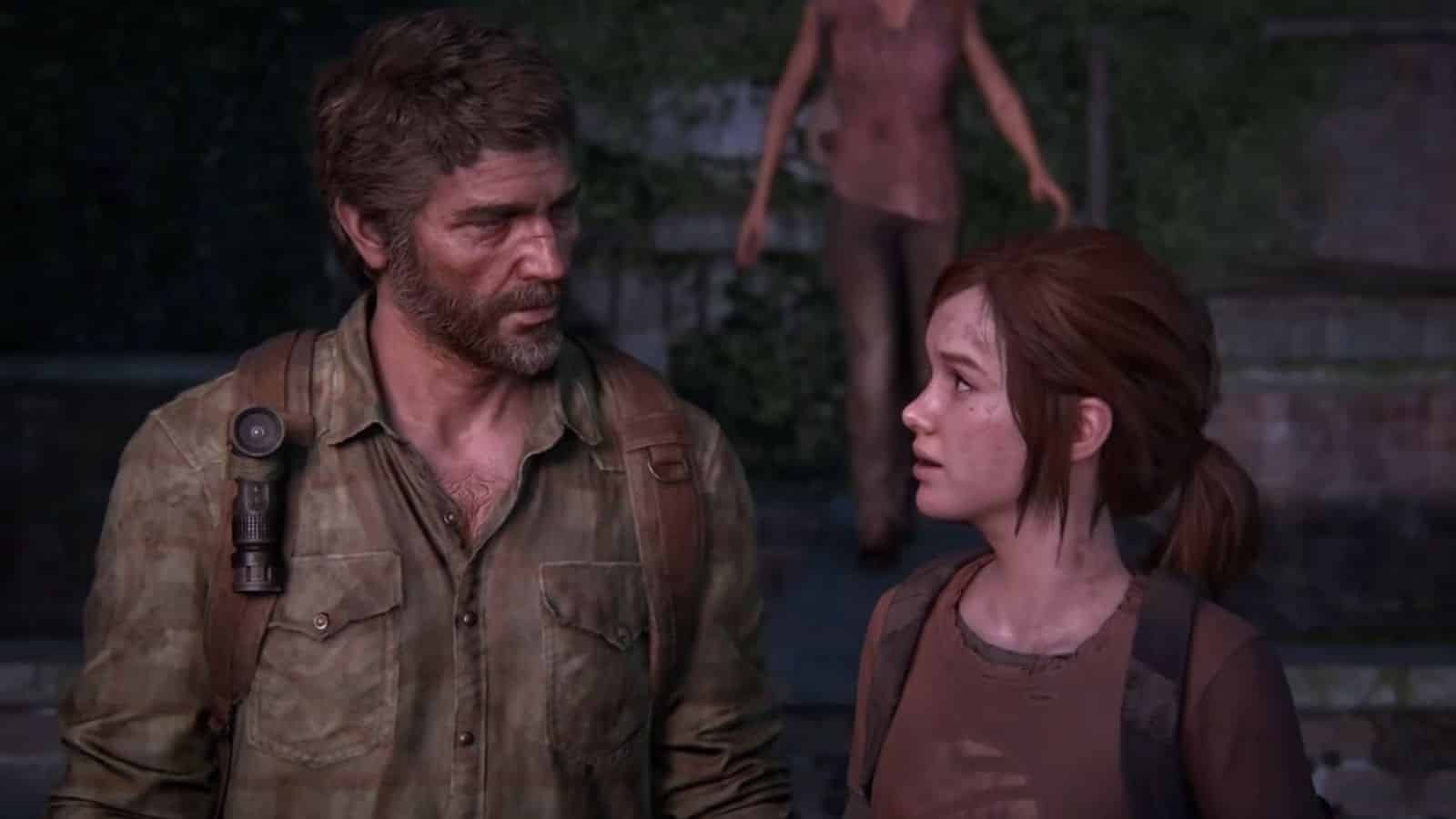 Ellie and Joel in The Last of Us Part 1