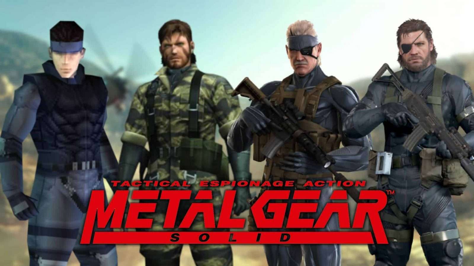 different version of snake in metal gear solid