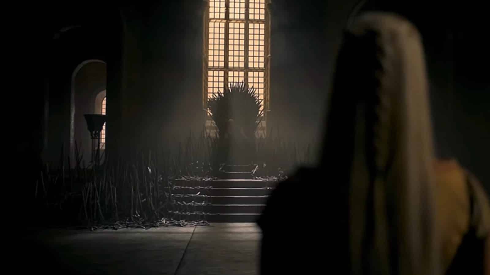 The Iron Throne in House of the Dragon, HBO's Game of Thrones prequel