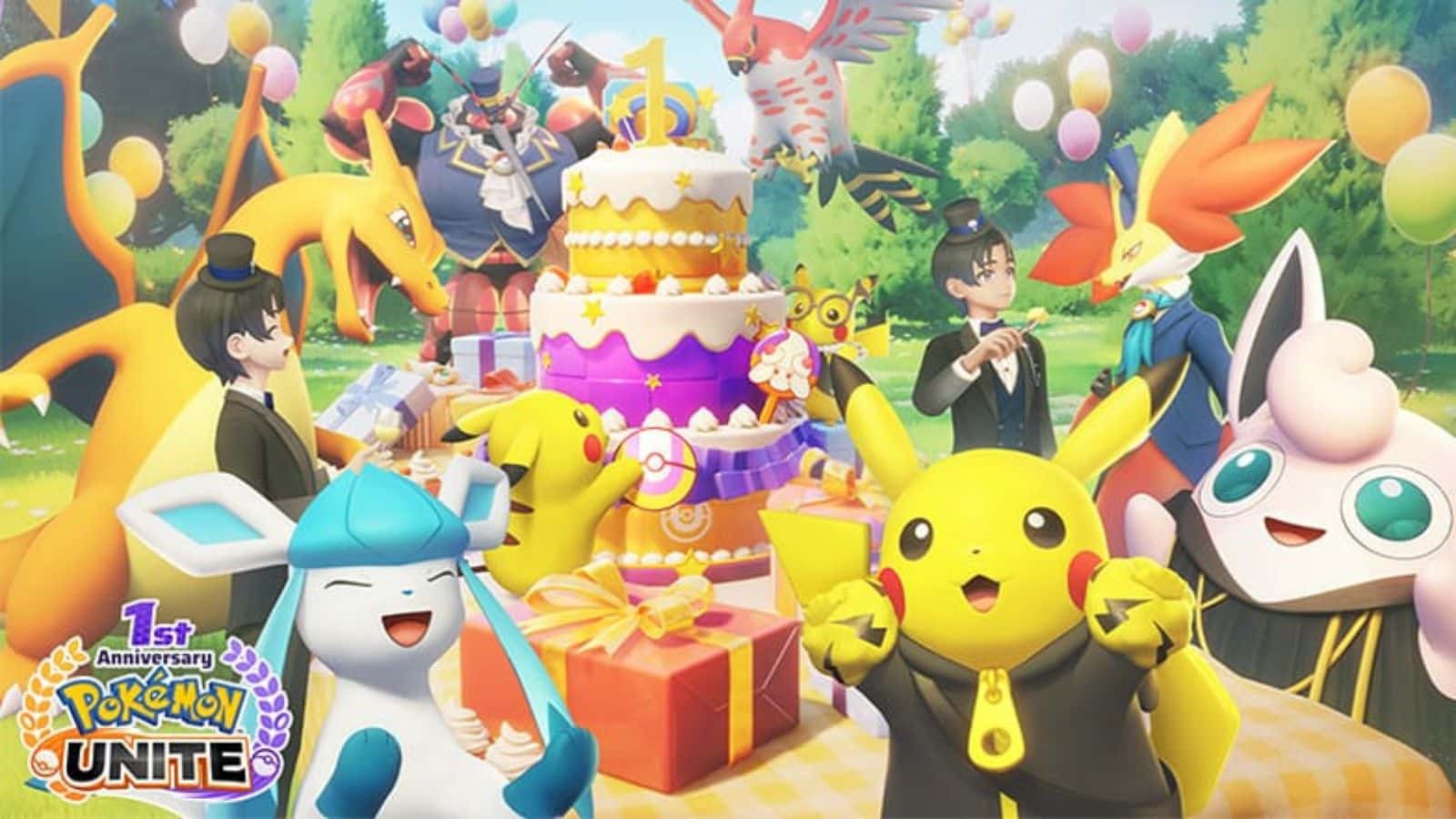 pokemon unite first anniversary event header image