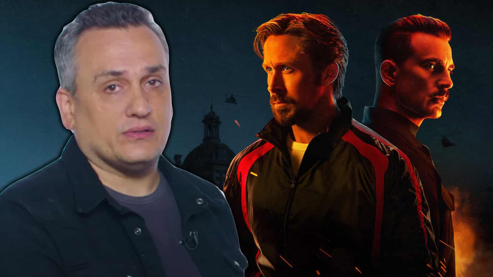 An image of Joe Russo promoting The Gray Man for Netflix
