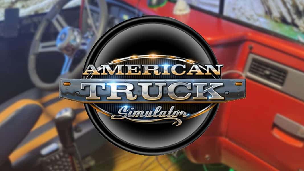 American Truck Simulator logo on Gamer Setup