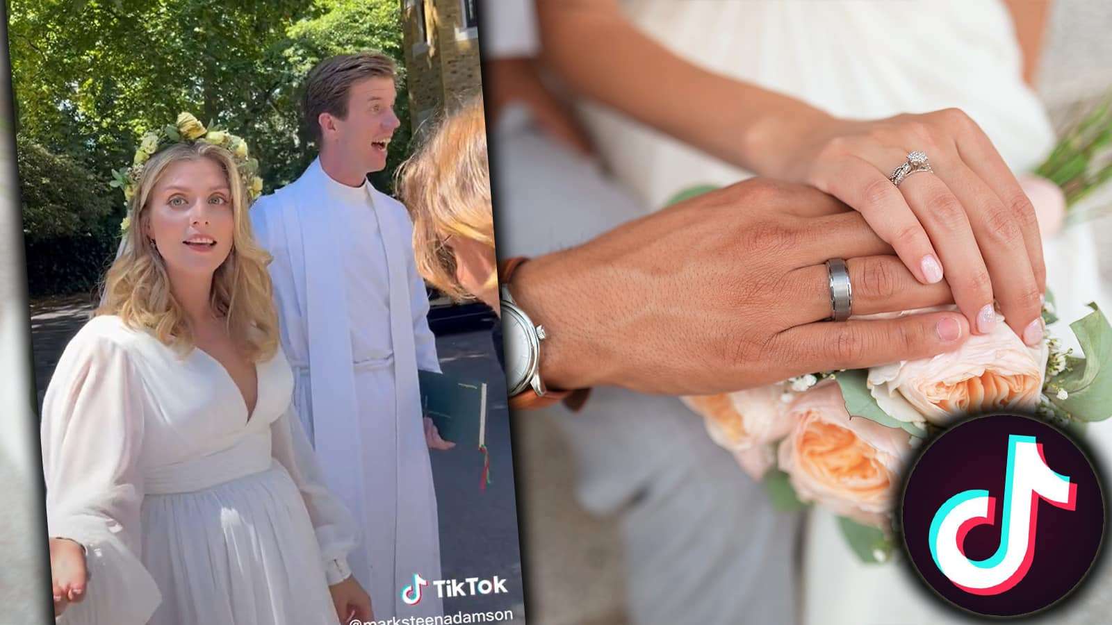 TikToker goes viral for saving bride's wedding day