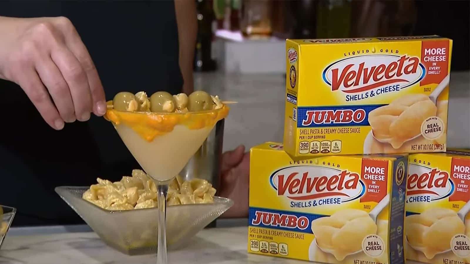 The internet is grossed out by Velveeta martini