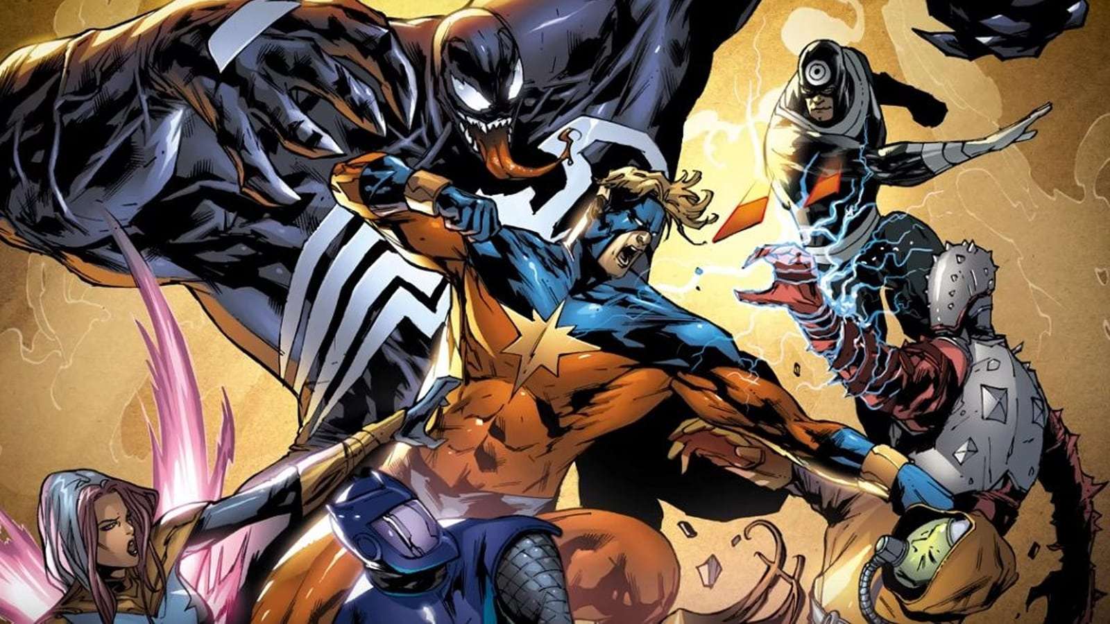 An image of the thunderbolts in marvel comics