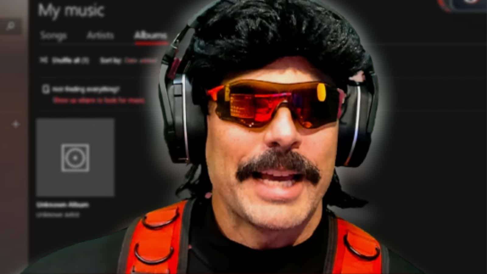 dr disrespect and his music