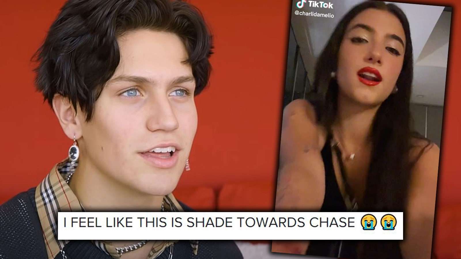 Charli clears up rumors of dissing chase hudson