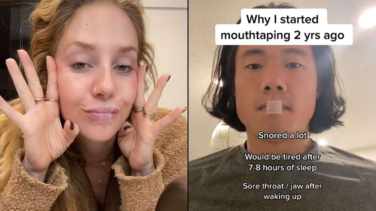Experts warn against tiktok mouth taping trend