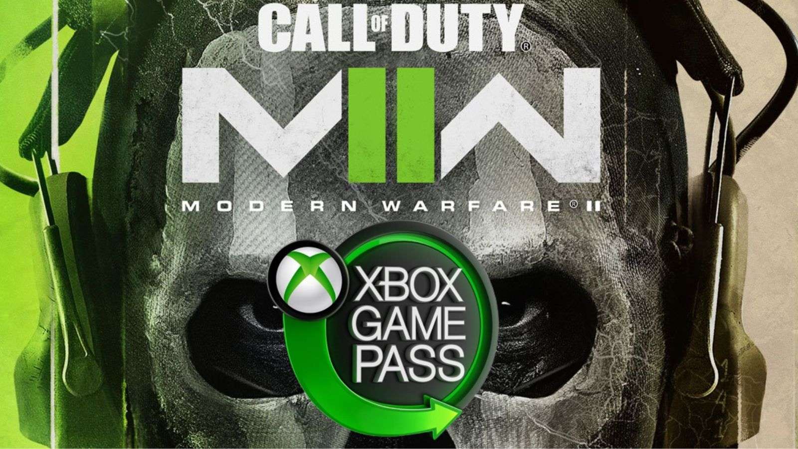 Modern Warfare 2 cover with gamepass logo over it