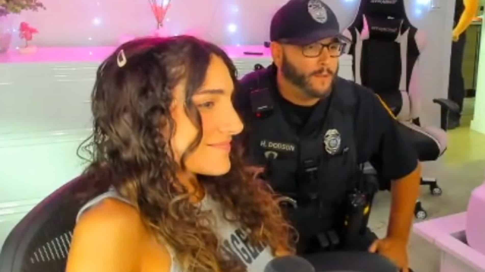 Nadia gets swatted on Twitch