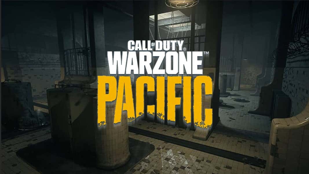 Warzone Gulag with Warzone Pacific logo