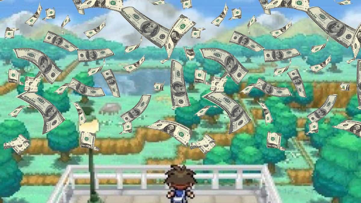 pokemon black 2 money