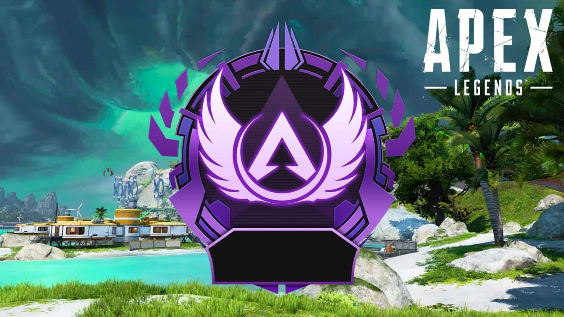 Apex Legends Ranked badge on storm point map