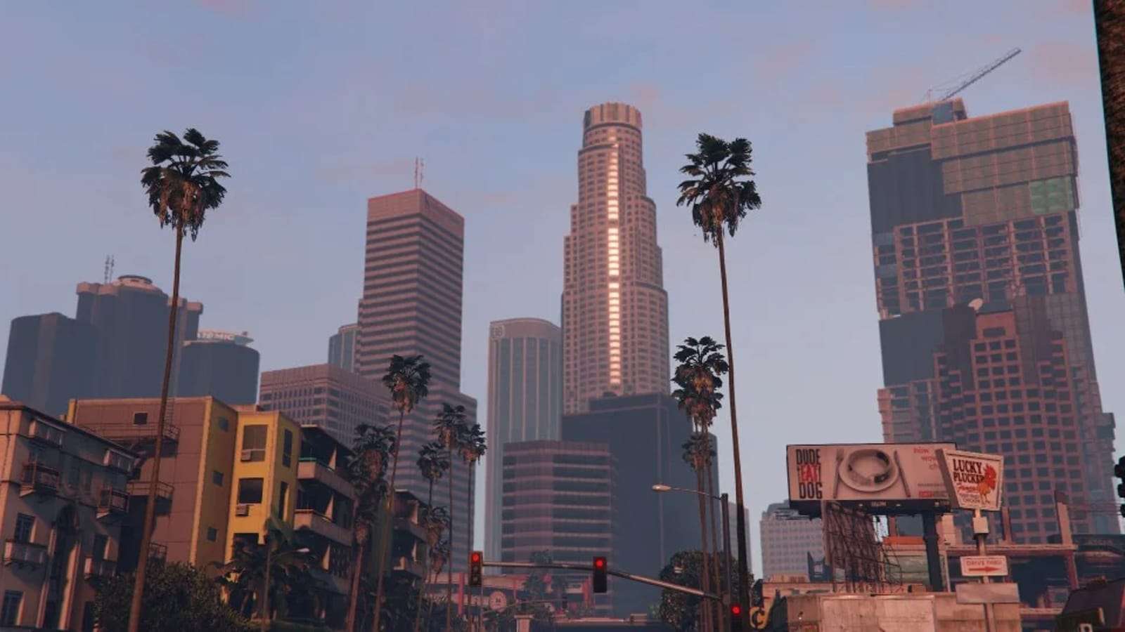 GTA 5's Los Santos skyline