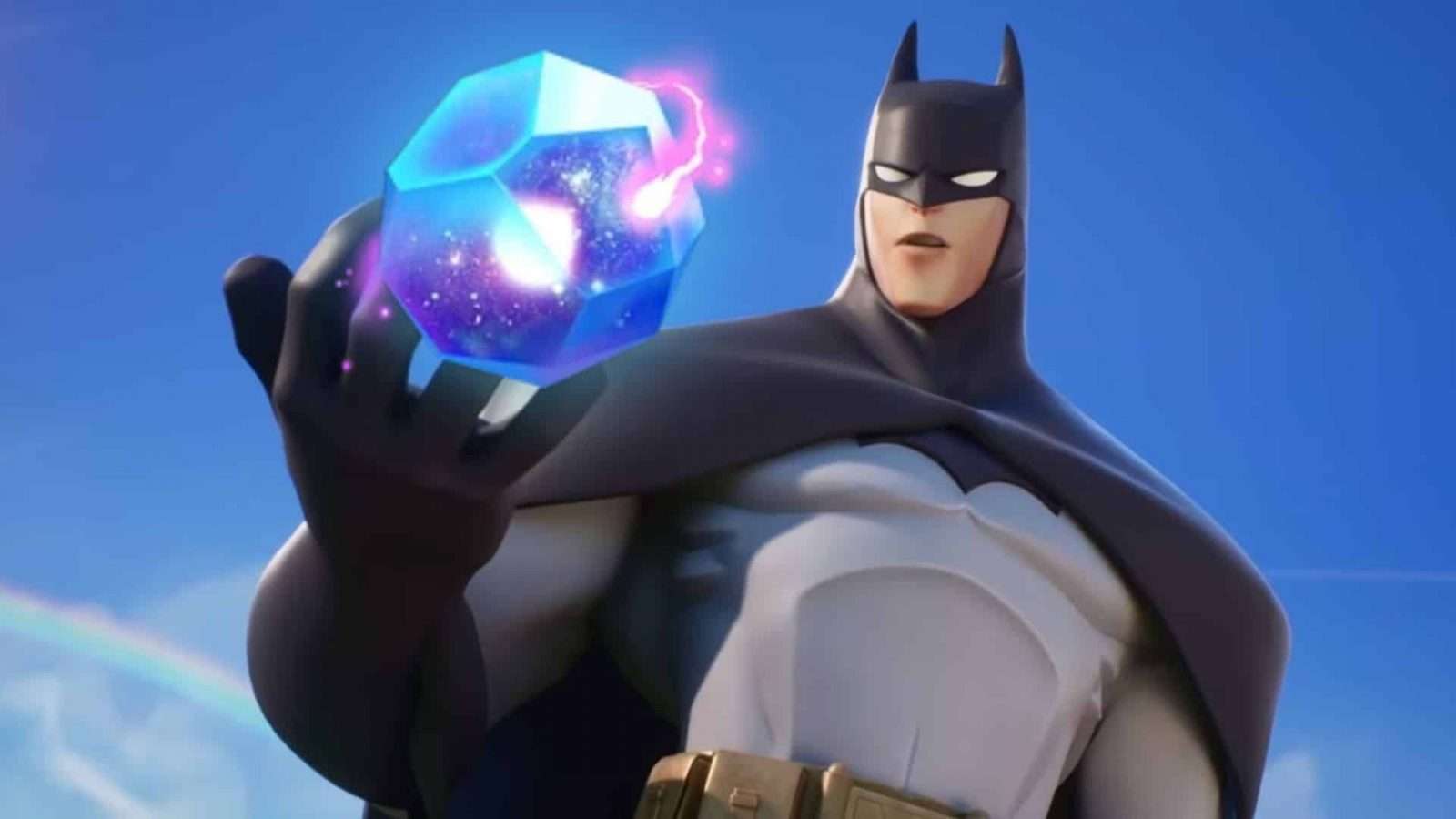 batman looking at gleamium in multiversus
