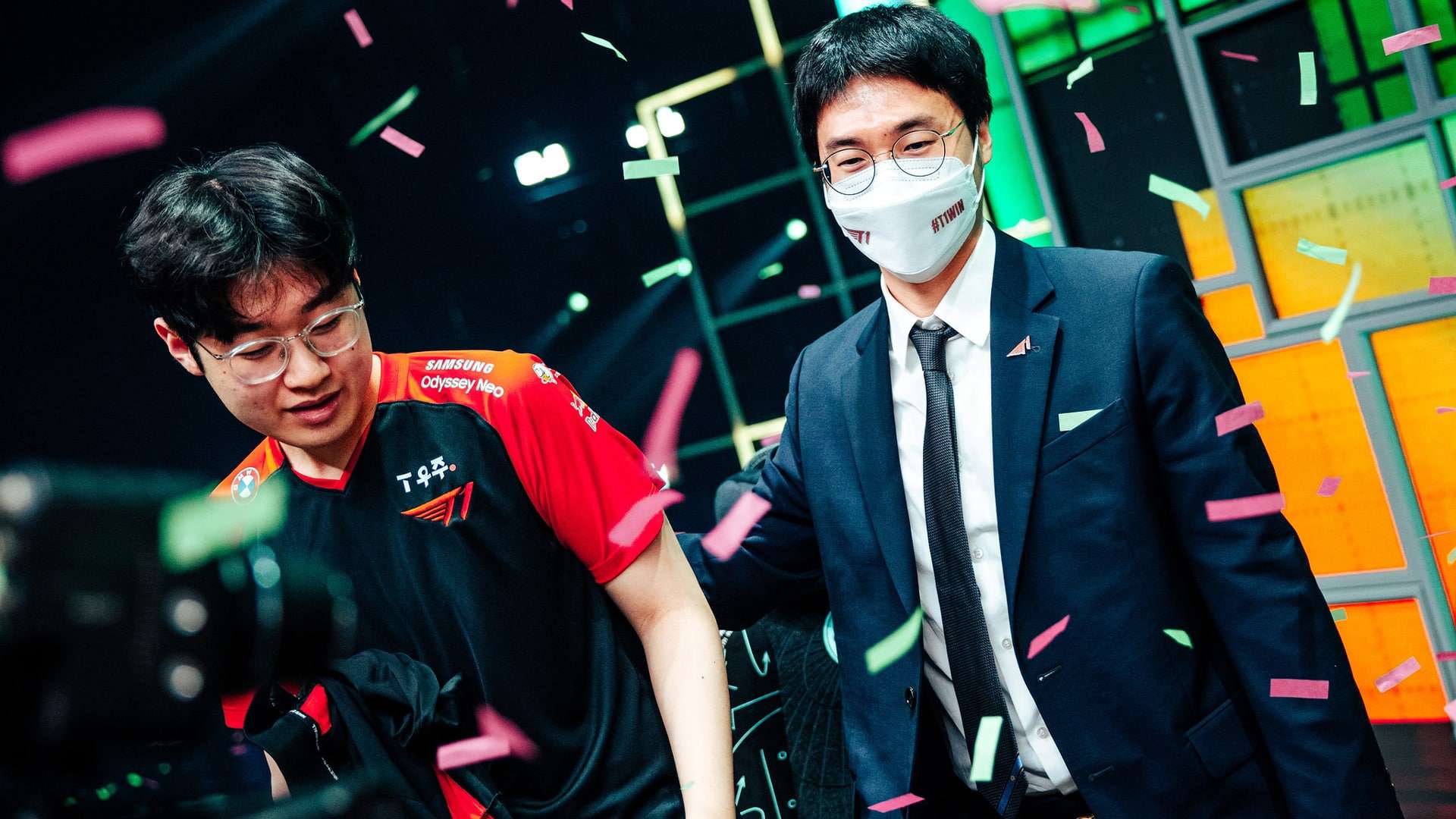 Polt and Zeus from T1 at MSI 2022