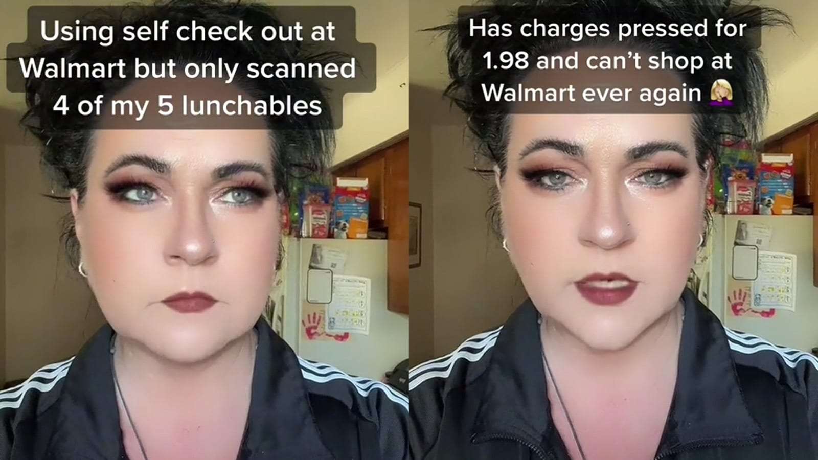 TikToker claims walmart pressed charges and banned her