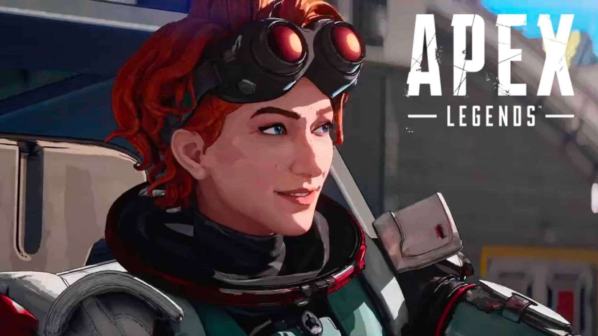 Horizon in Apex Legends with game logo