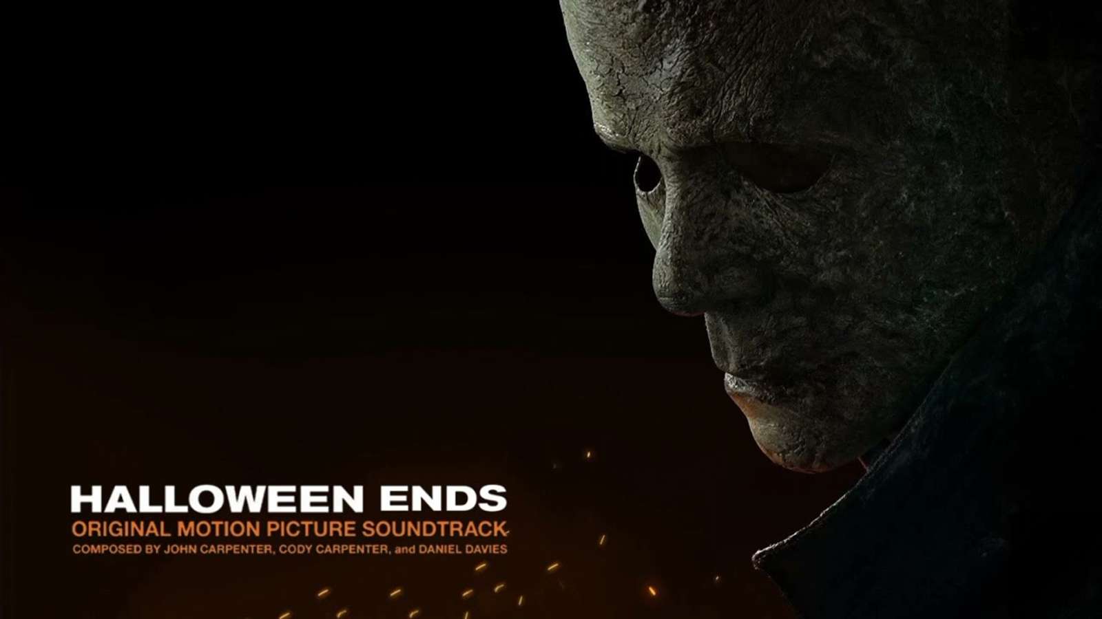 an image of the halloween ends soundtrack from john carpenter