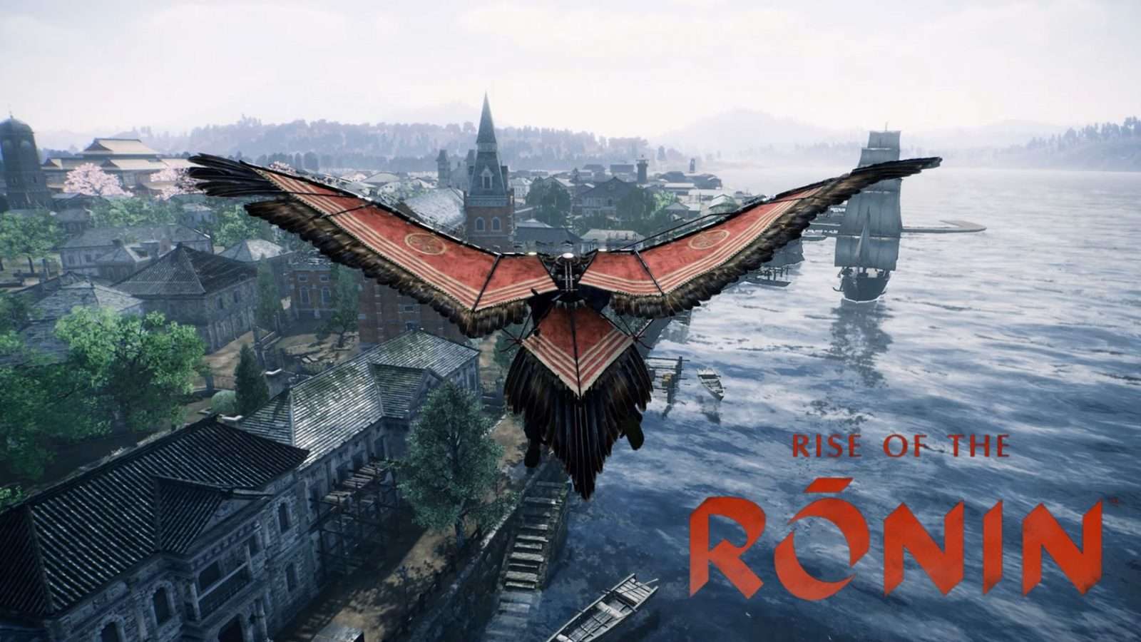 character flying in rise of the ronin