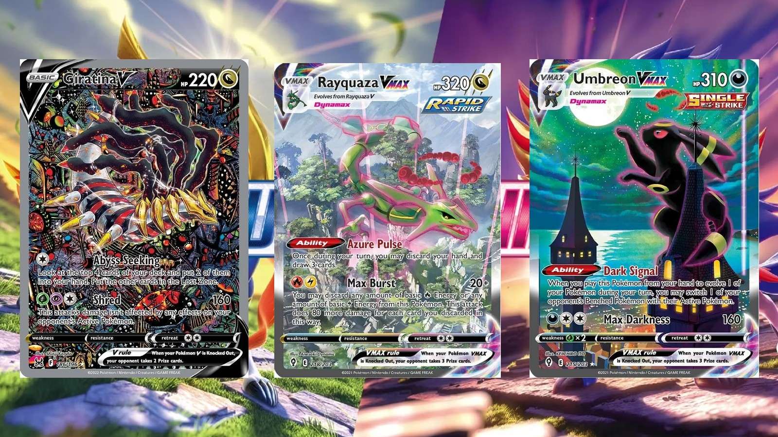 Pokemon Sword & Shield TCG Expansions Most Vaulable Cards
