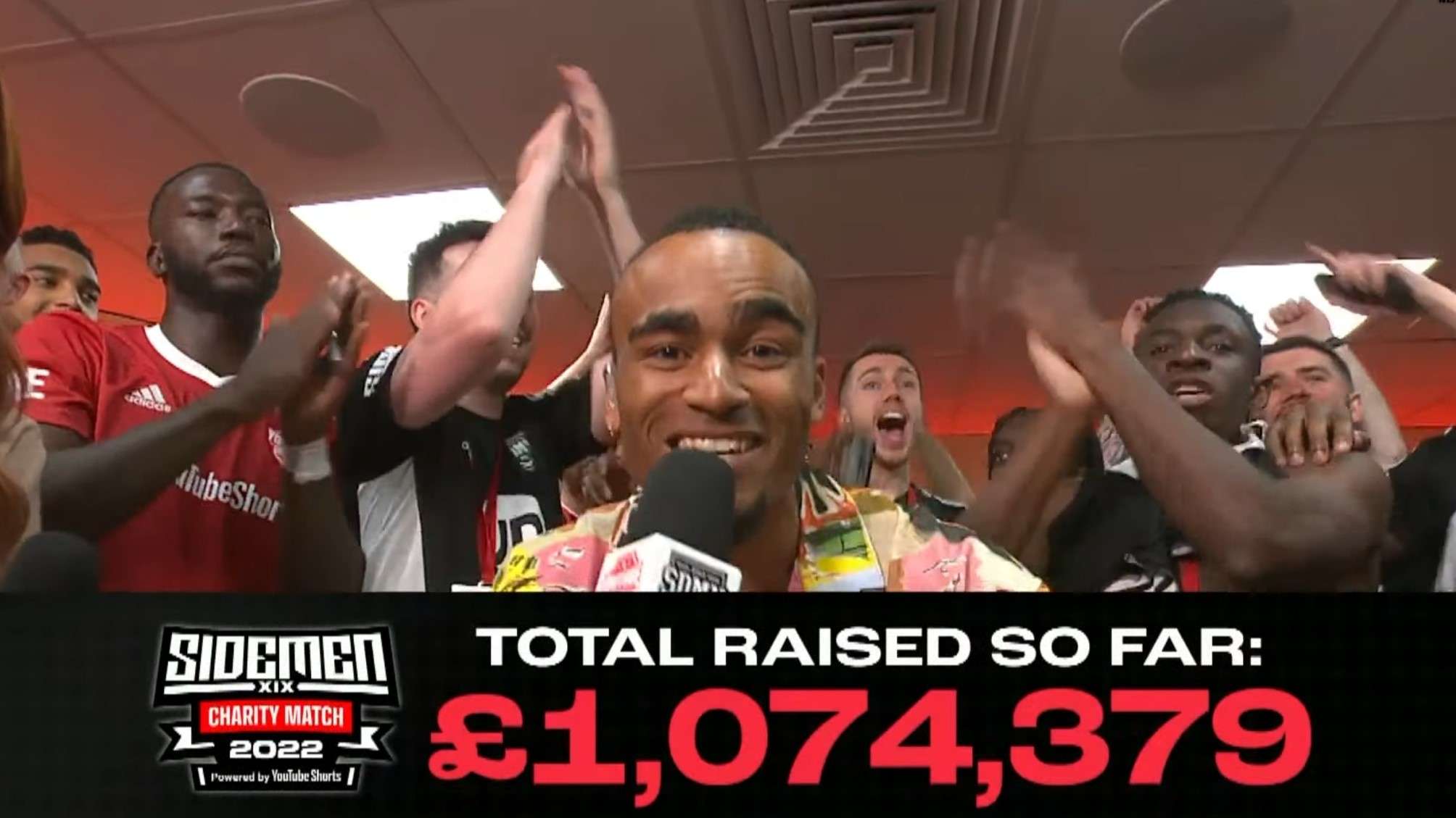 Sidemen Charity Match 1 million raised