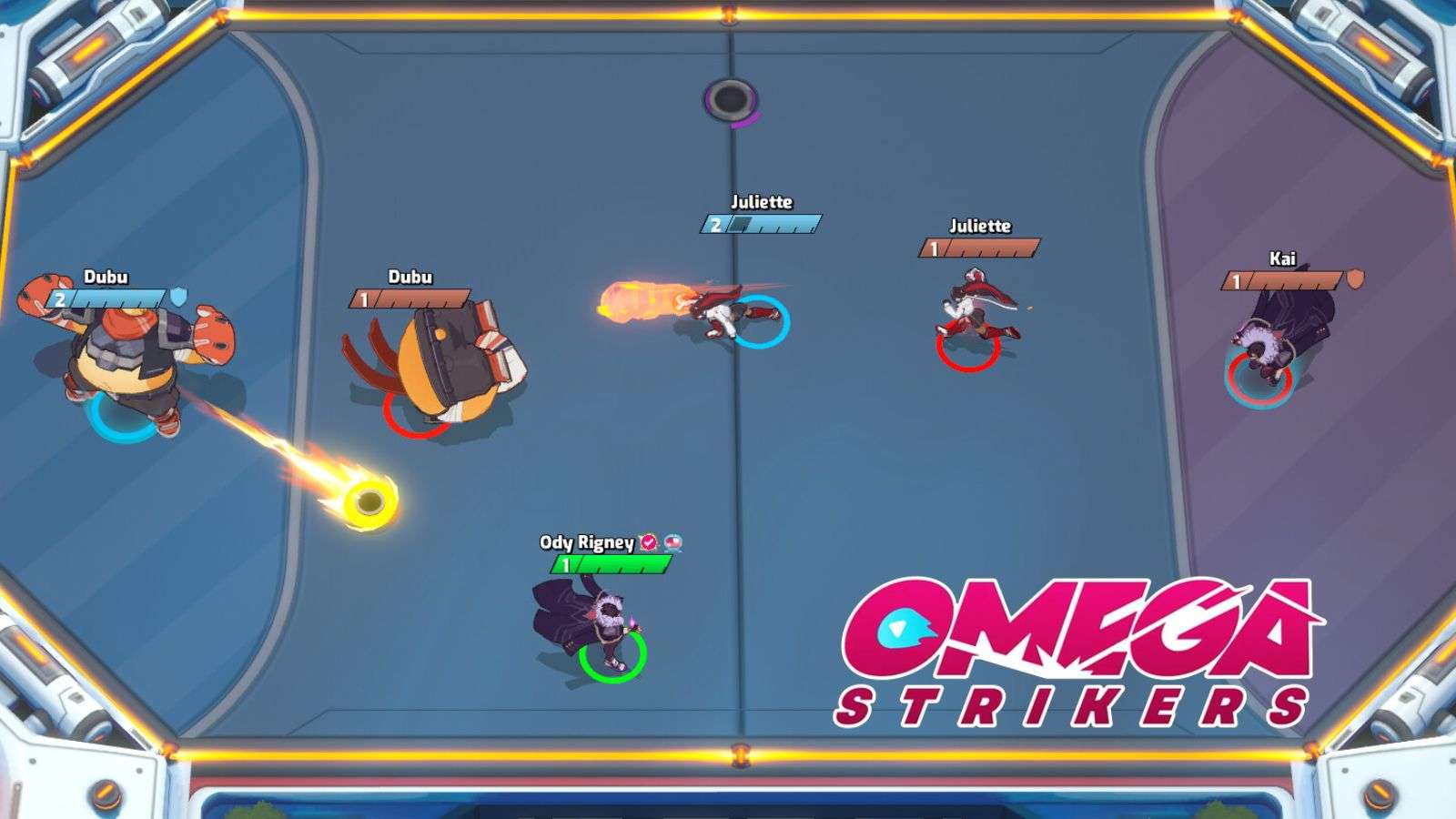 Omega strikers match