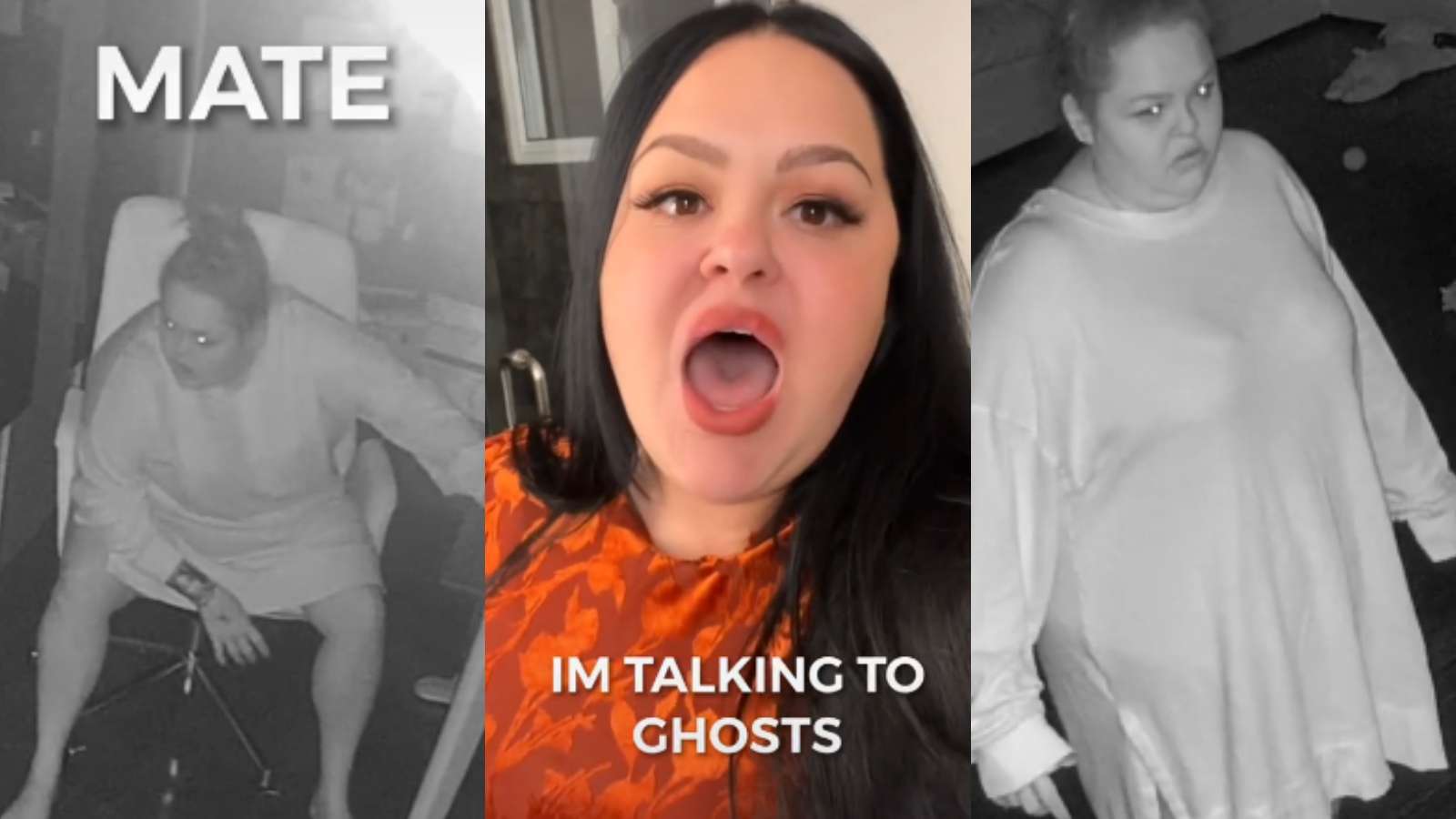 tiktoker talks to ghosts