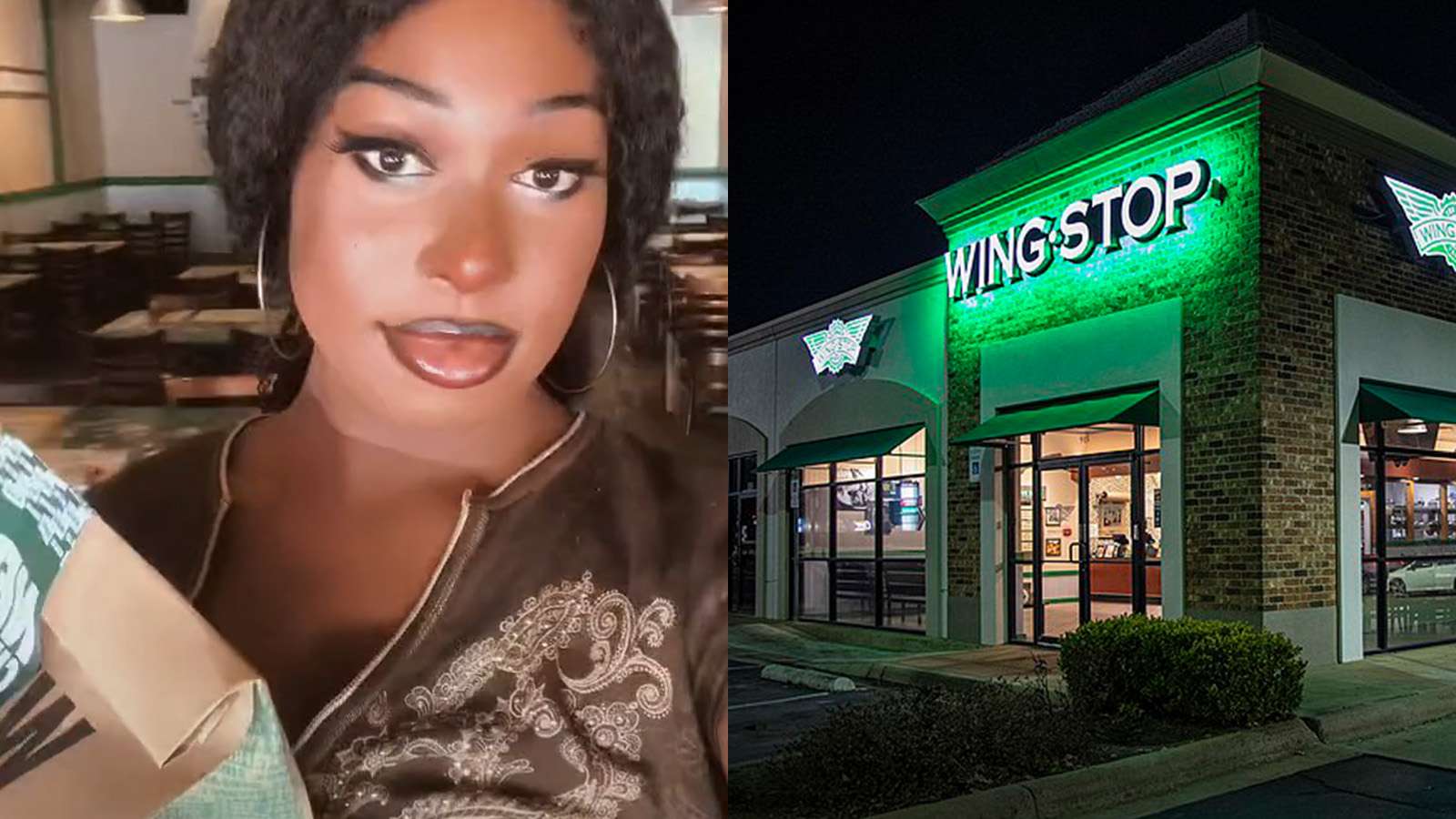 TikToker claims wingstop locked her inside for allegedly stealing