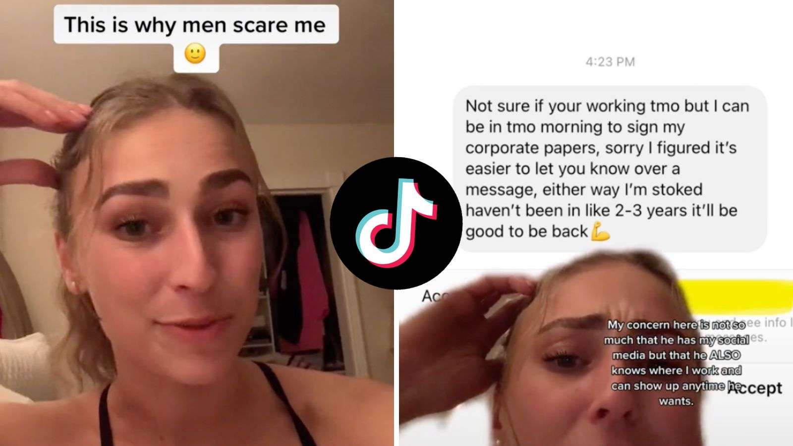 Gym worker goes viral on TikTok as she shares DM from client