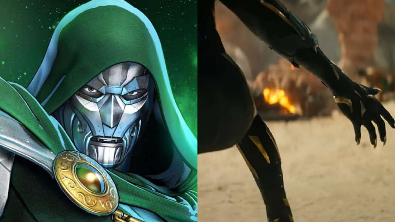 doctor doom and black panther in wakanda forever