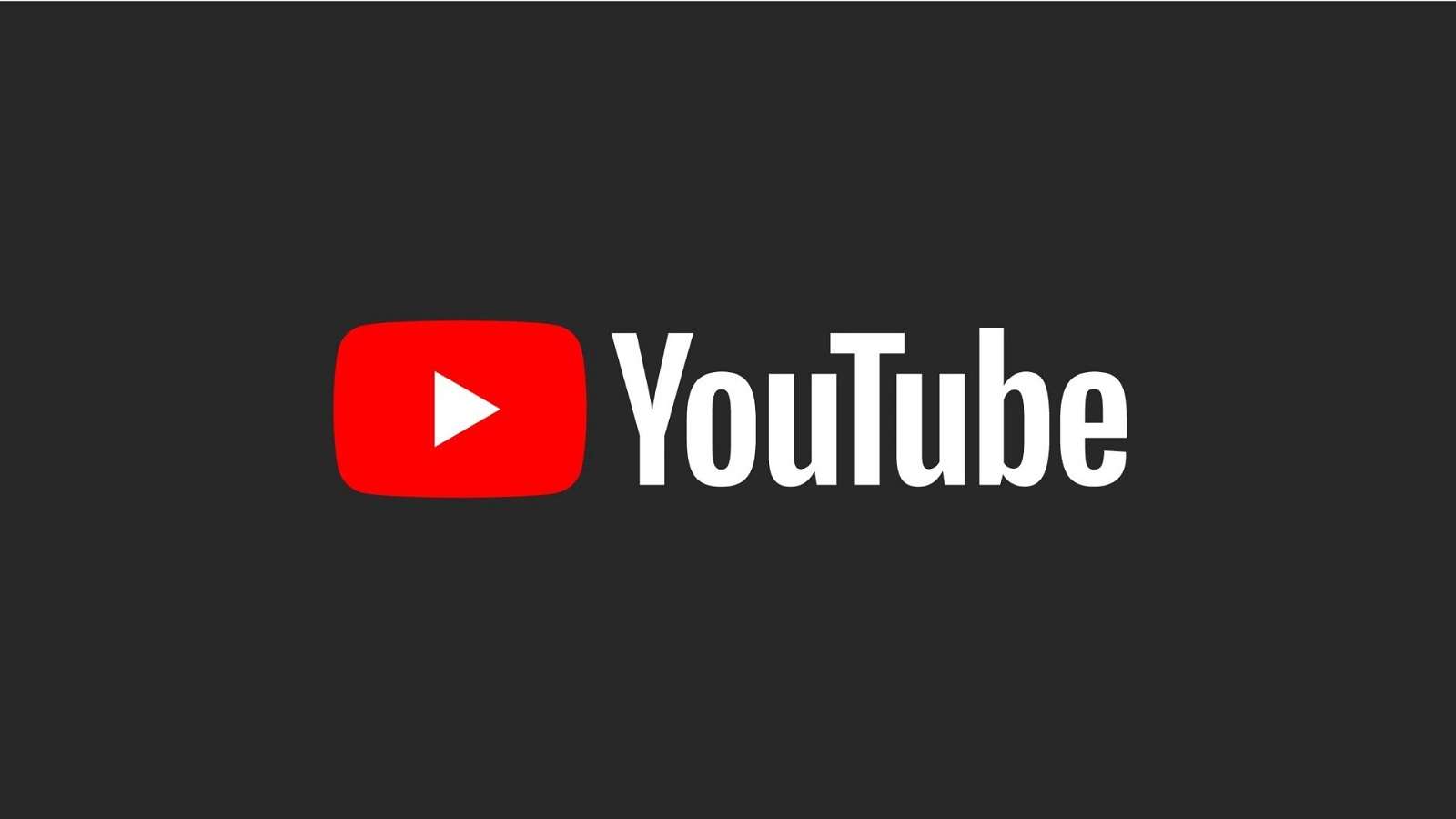 YouTube logo black background