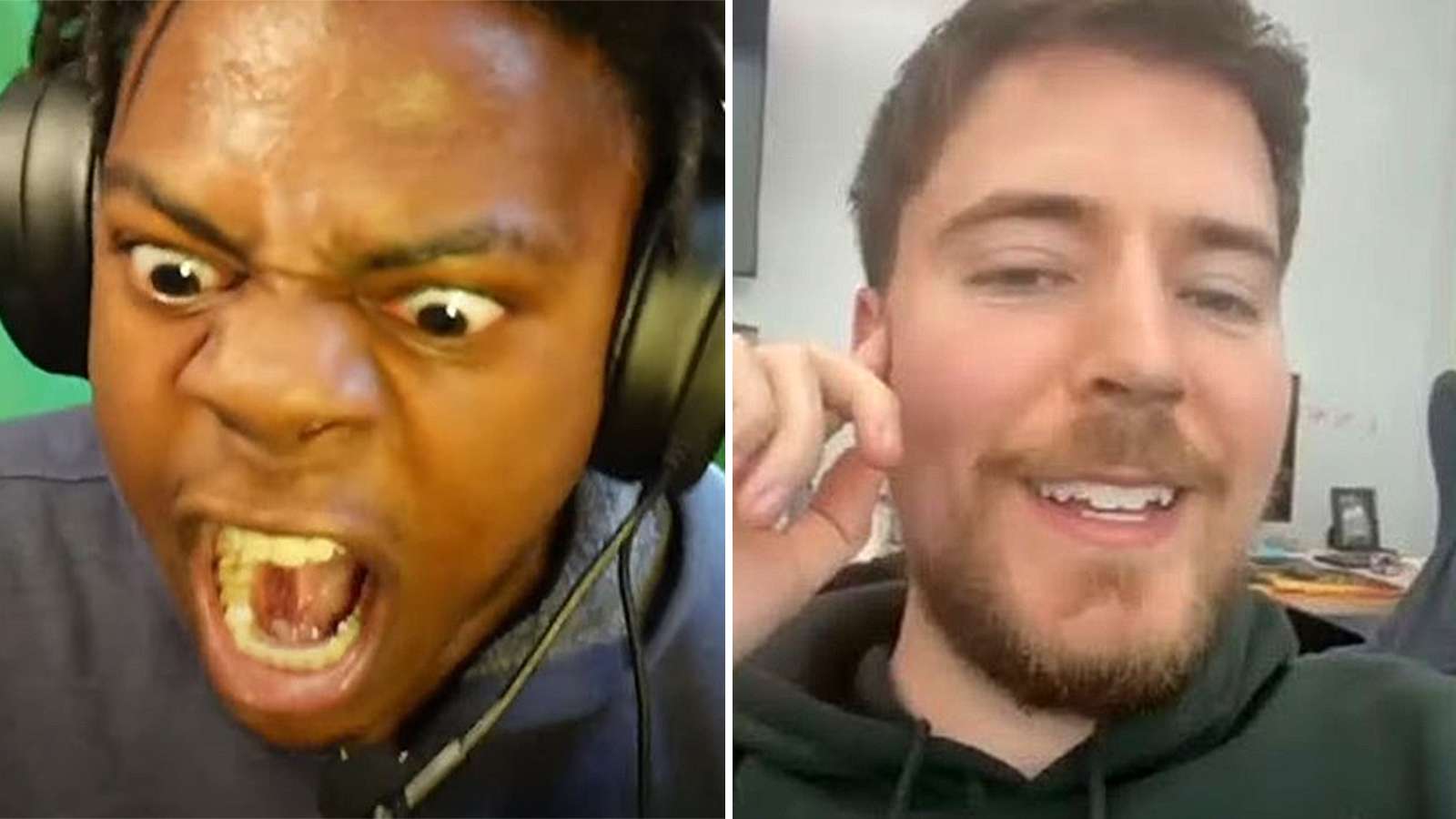 IShowSpeed and MrBeast facetime call ends in hilarious way