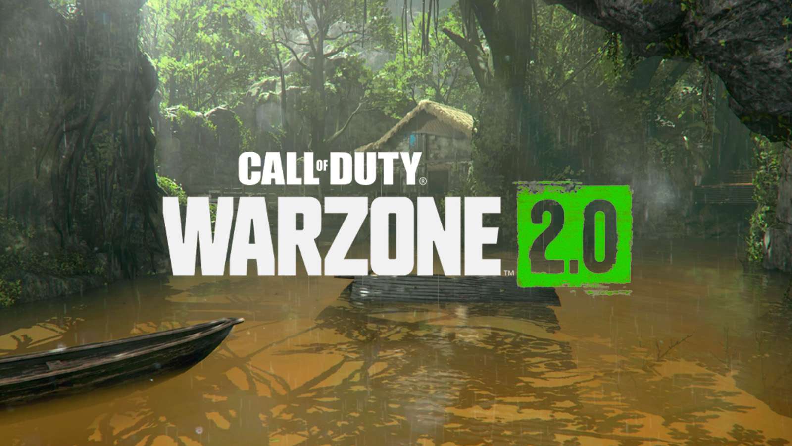 Warzone 2.0 logo on Jungle from Black Ops 4