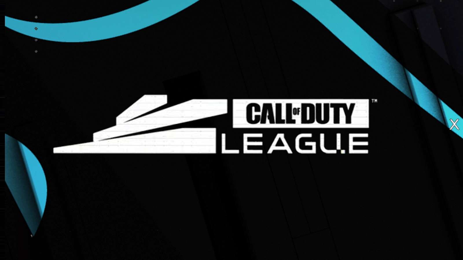 call of duty league logo with background