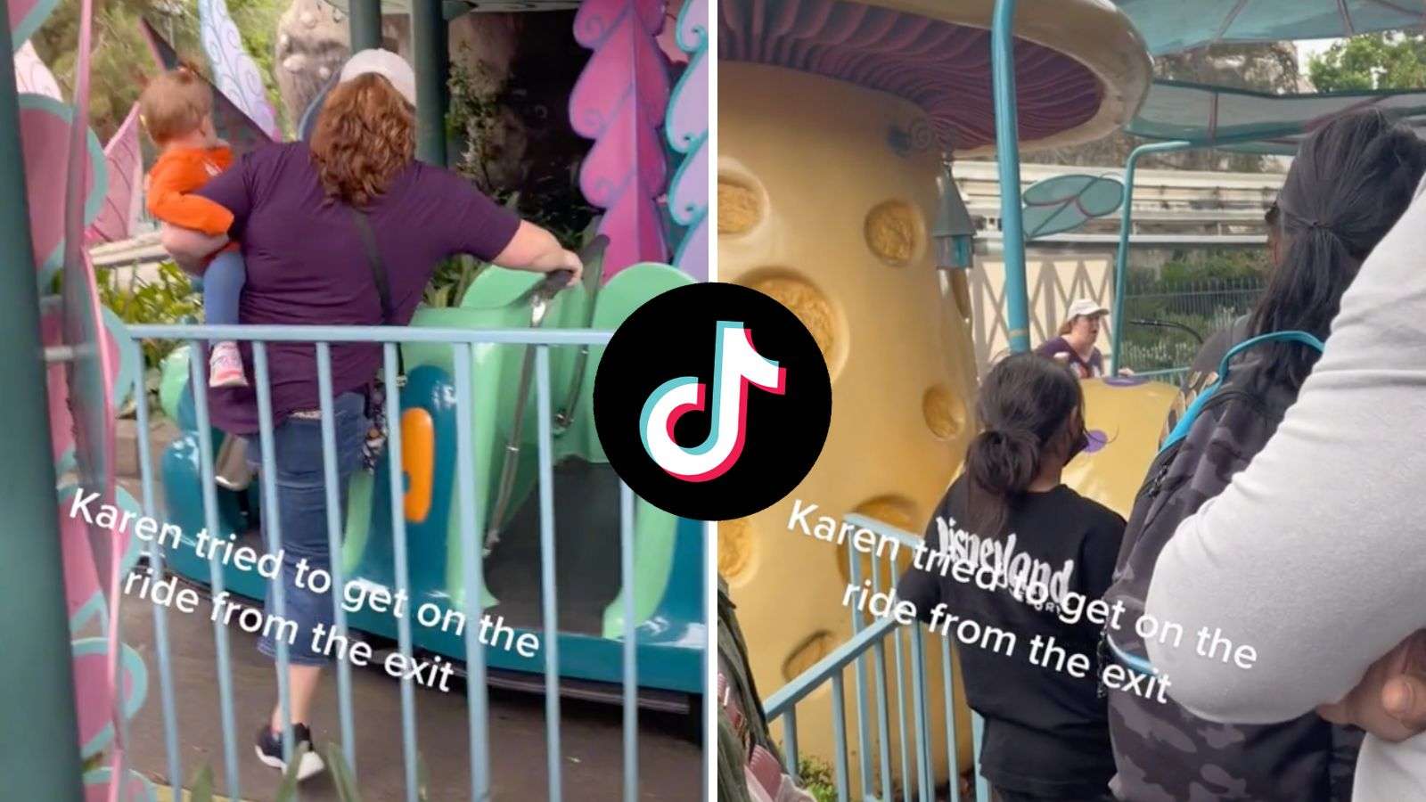 ‘Karen’ faces TikTok backlash after trying to board Disneyland ride via exit