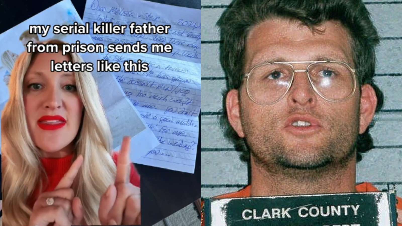 tiktoker gets letter from serial killer dad