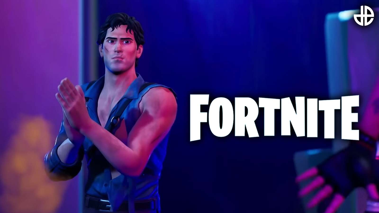 an image of ash williams from evil dead in fortnitemares 2022
