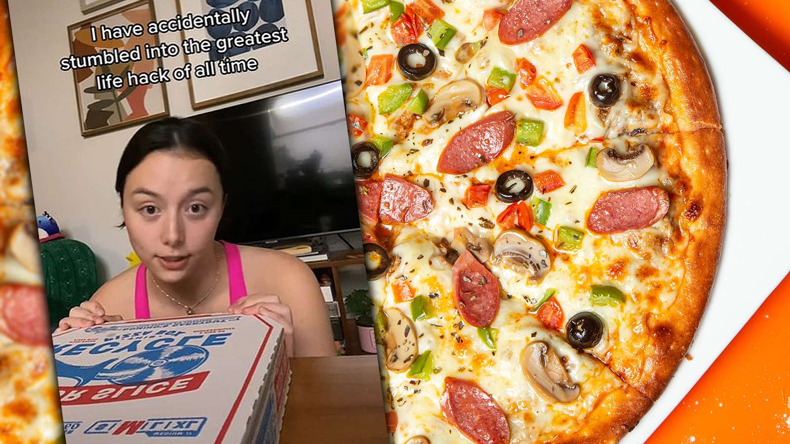 tiktoker goes viral for genius life hack to get free dominos pizzas