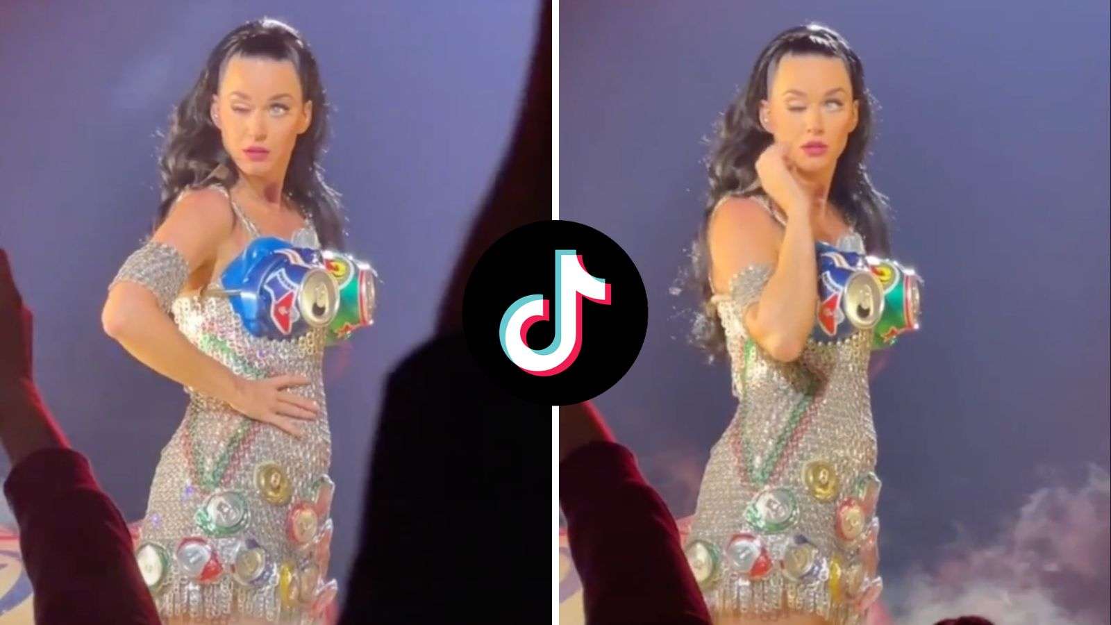 Viral TikTok of Katy Perry’s eye ‘glitch’ during concert
