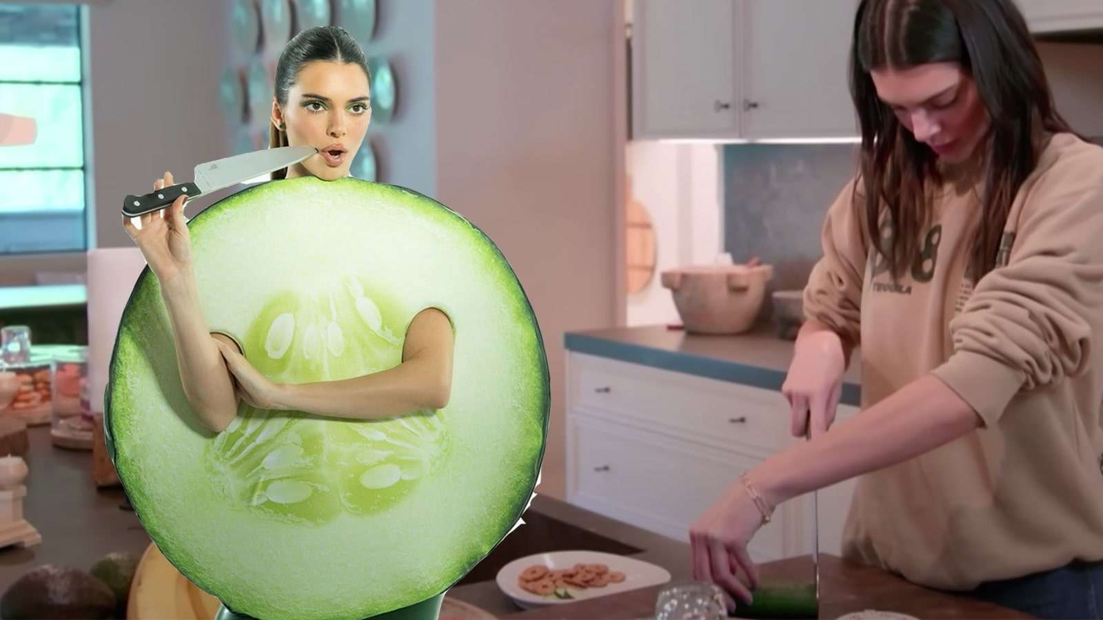 Kendall Jenner cucumber halloween costume header