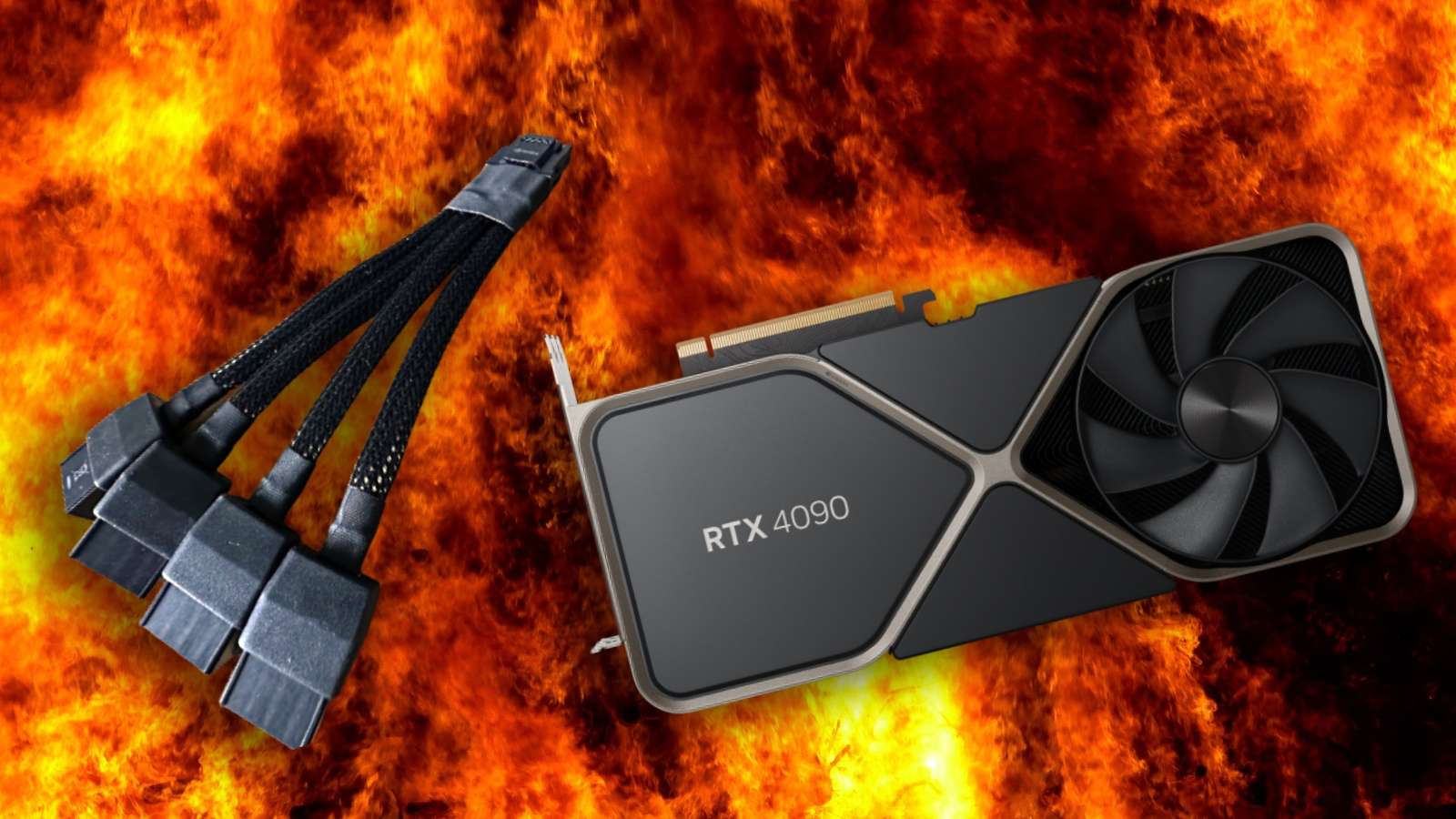 RTX 4090 Power adapter flames