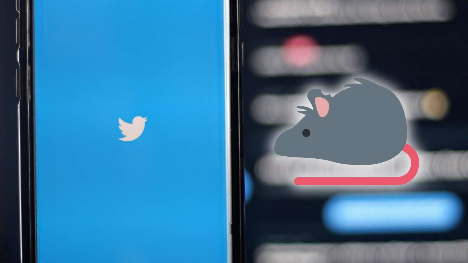 Twitter icon next to rat emoji for #RatVerified